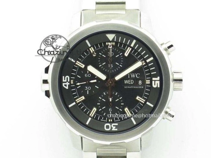 MIROTIME 0517 Portofino Chrono RG Black Dial on Black Leather Strap A HighPerformance 7389